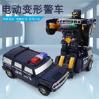 New One-key Deformation Car Toys Automatic Transform Robot Plastic Model Car Funny Diecasts Toy Boys Amazing Gifts Kid Toy