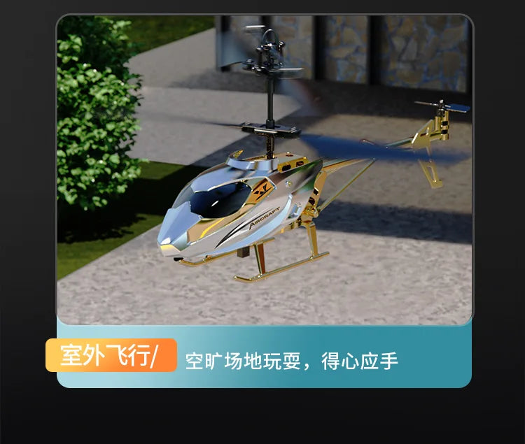 3.5-Way Remote-Controlled Helicopter Usb Charging, Shock Resistant And Anti-Collision Remote-Controlled Airplane Boy Toy Gift