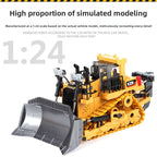 2.4G Alloy Remote Control Excavator Dump Truck Bulldozer Engineering Vehicle Toy Bilingual