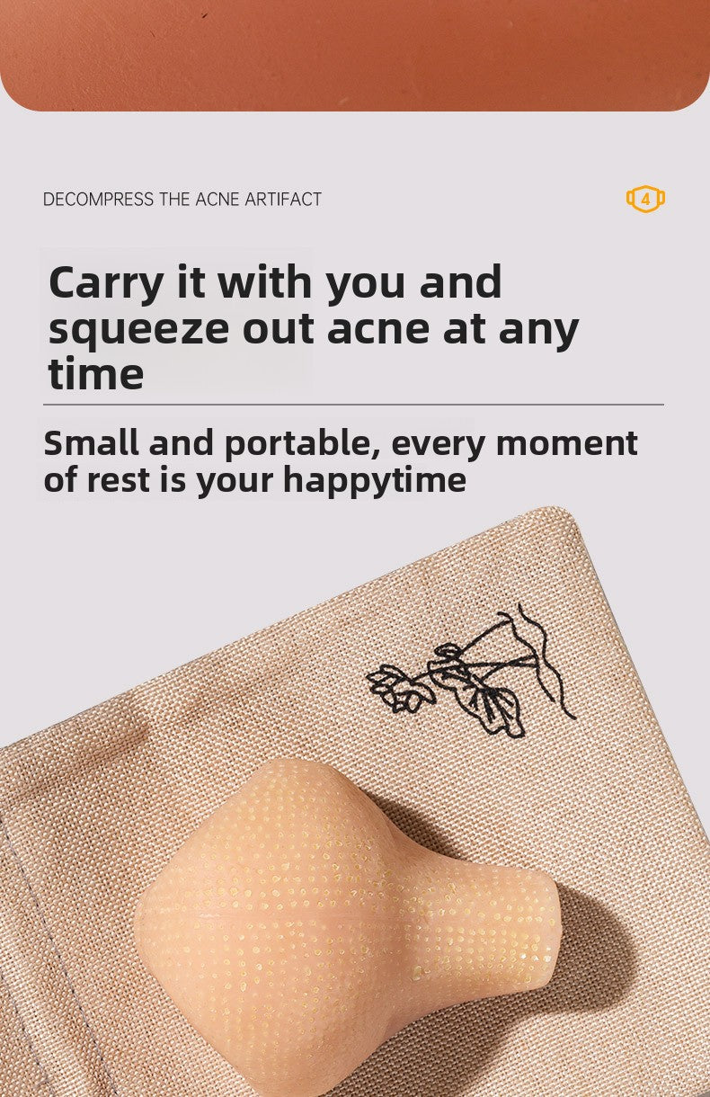 Decompression Artifact Strawberry Nose Clip Acne Simulation Extrusion Acne Decompression Toy Blackhead Cleaning Model Small Toy Model