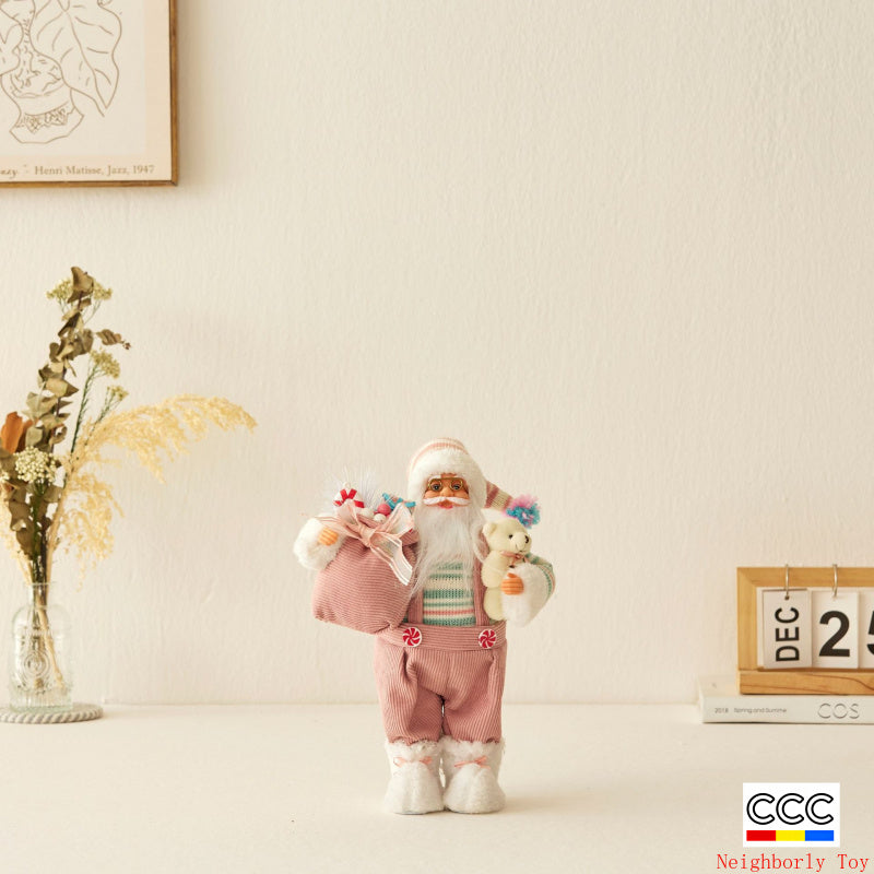 Cross-Border Christmas Santa Claus Figurine Christmas Decorations Christmas Doll Figurine Small Gift