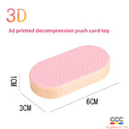 Hot Selling Children's 3D Printed Educational Magnetic Stress Relief Toy Push Card Finger Spinner Boys Handle Piece