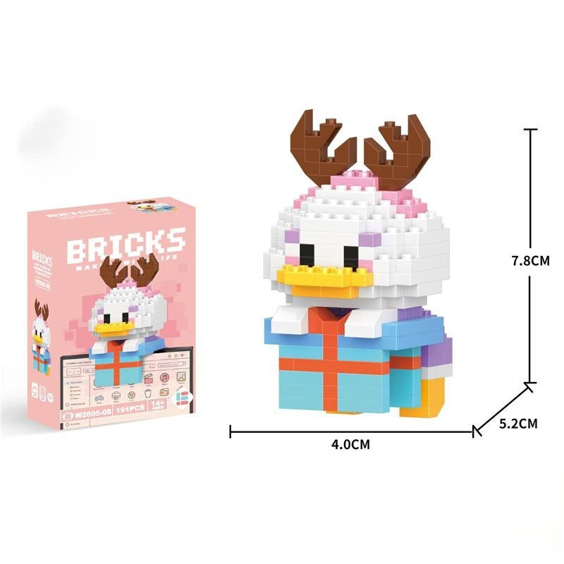 Compatible with LEGO Micro Particles Cartoon Doll Building Blocks Star Dew Puzzle Assembly Toys Cross-Border Stall Wholesale Gifts