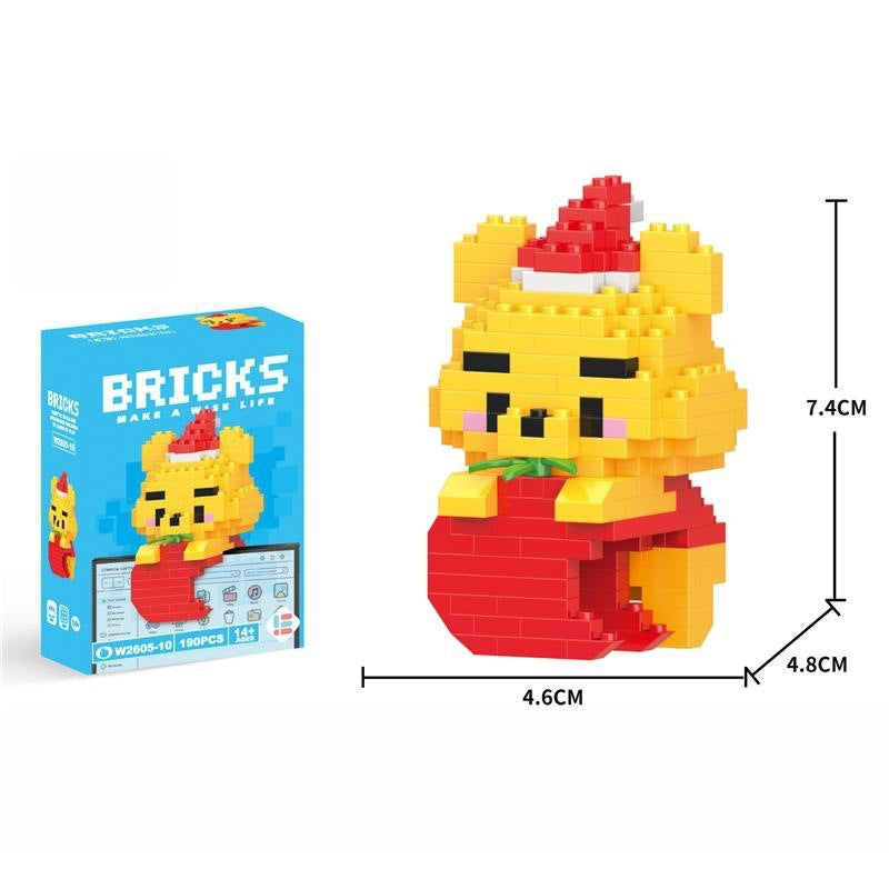 Compatible with LEGO Micro Particles Cartoon Doll Building Blocks Star Dew Puzzle Assembly Toys Cross-Border Stall Wholesale Gifts