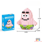 Compatible with LEGO Micro Particles Cartoon Doll Building Blocks Star Dew Puzzle Assembly Toys Cross-Border Stall Wholesale Gifts