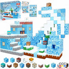 Cross-Border Amazon Hot Item Magnetic Building Magnetic Blocks Educational 3D Magnetic Pieces DIY Toys for Children