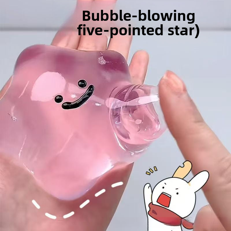 Crystal Ball DIY Bubble Making Squeeze Toy TikTok Same Style Stress Relief Vent Toy Slow Rebound Squeeze Fun