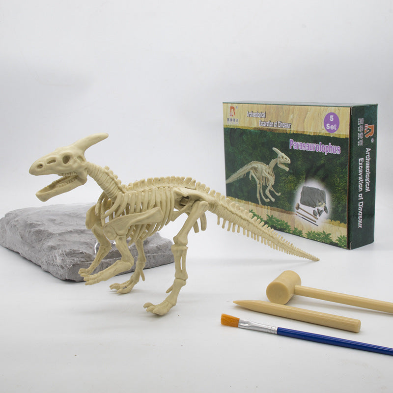 T-Rex Dinosaur Fossil Skeleton Dig Blind Box - Kids DIY Gem Treasure Hunting Archaeological Toy
