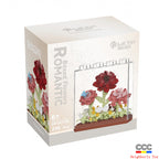 Cross-Border Building Blocks Eternal Flower Transparent Building Blocks Display Cover Home Decoration Desktop Trendy Assembly Toys Gift Wholesale