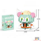 Compatible with LEGO Micro Particles Cartoon Doll Building Blocks Star Dew Puzzle Assembly Toys Cross-Border Stall Wholesale Gifts