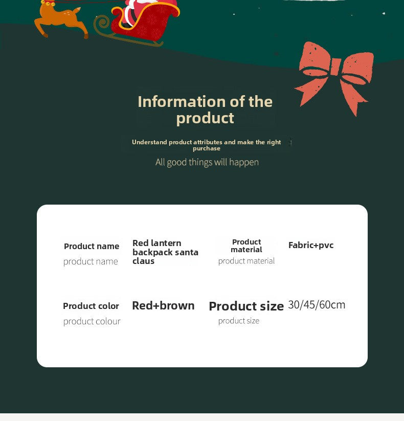 Cross-Border Christmas Santa Claus Figurine Christmas Decorations Christmas Doll Figurine Small Gift