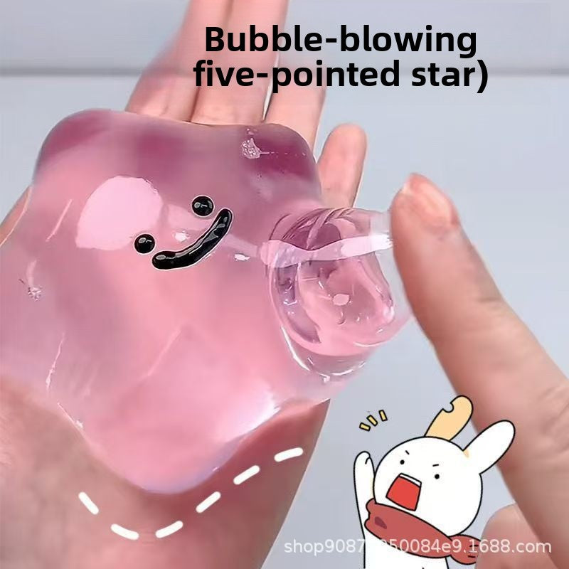 Crystal Ball DIY Bubble Making Squeeze Toy TikTok Same Style Stress Relief Vent Toy Slow Rebound Squeeze Fun
