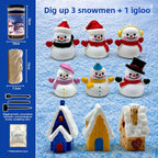 Snow Bros Archaeological Dig Blind Box Christmas Children's Gift New Year Present Boy Girl Educational Toy for Kids Ages 5+