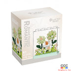 Cross-Border Building Blocks Eternal Flower Transparent Building Blocks Display Cover Home Decoration Desktop Trendy Assembly Toys Gift Wholesale