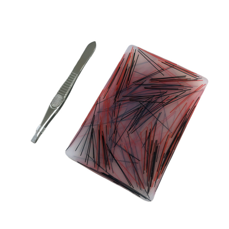 Rectangular Peeling Toy Silk Thread Fidget Toys Silicone Toy Sensory Stress Relief Toy