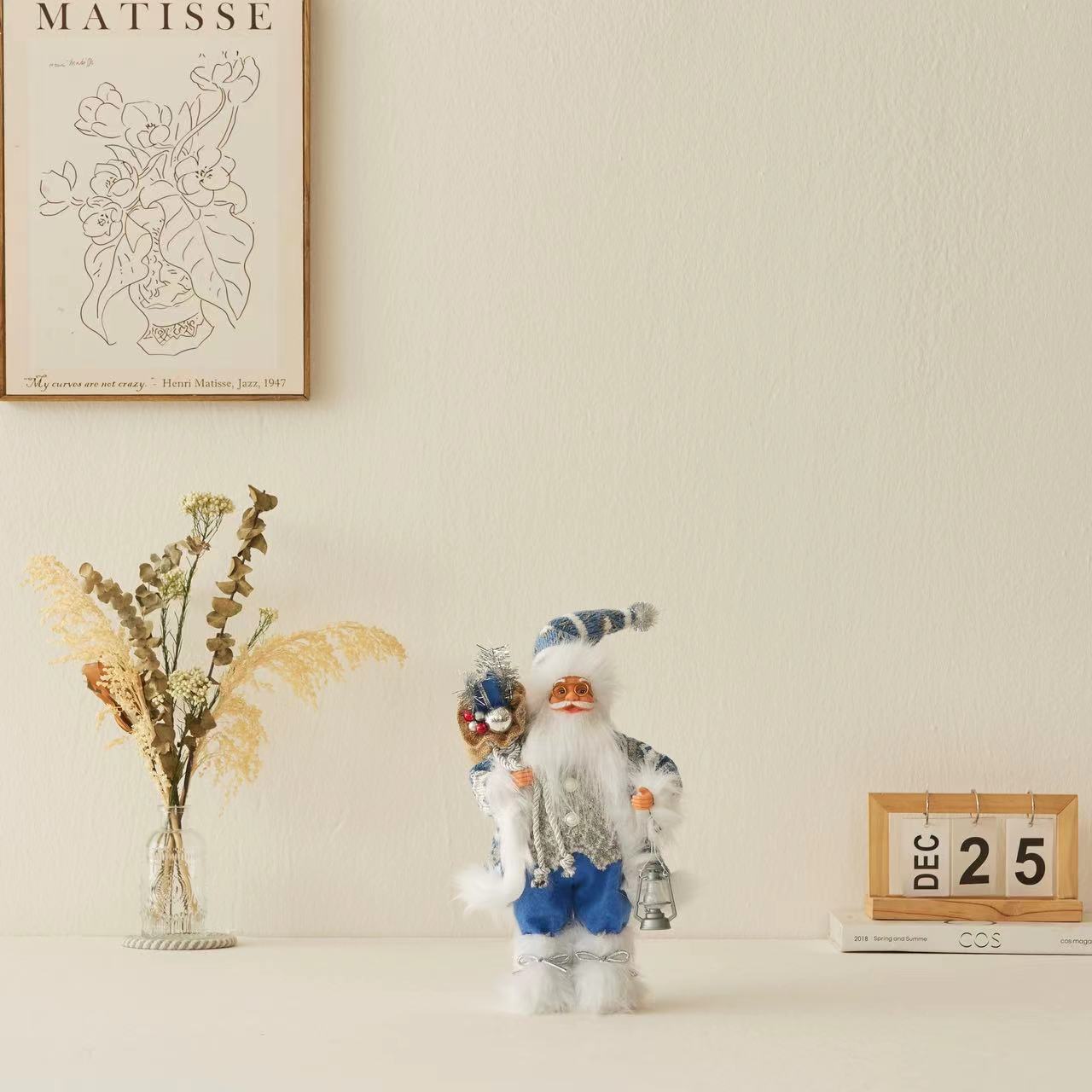 Cross-Border Christmas Santa Claus Figurine Christmas Decorations Christmas Doll Figurine Small Gift