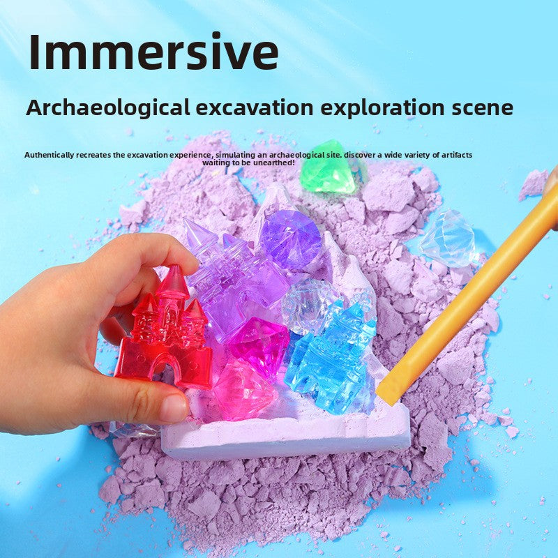 Mermaid Tail Planet Wand Archaeological Dig Blind Box - Girls DIY Space Craft Kids Toy