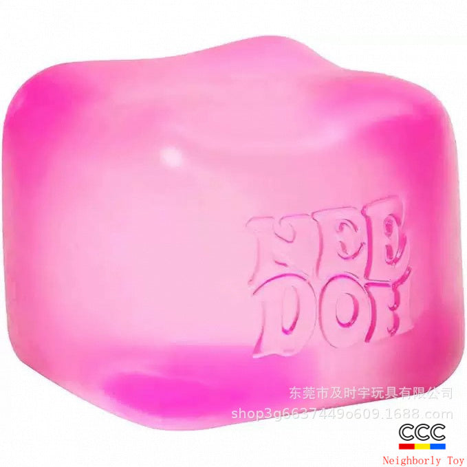 Schylling Needoh Nice Cube Sensory Toy Stress Relief Cube Squeeze Toy Stress Relief Toy