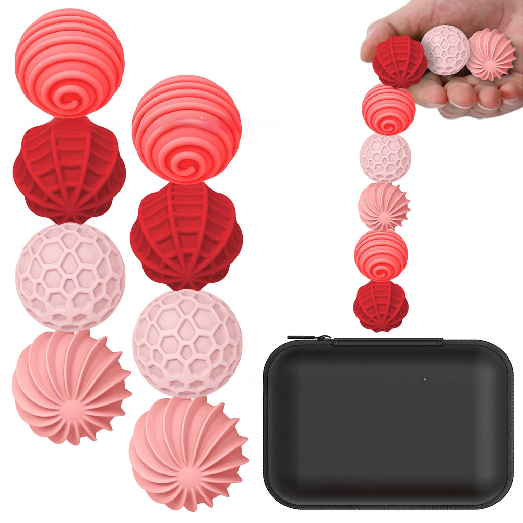 New Product Fidget Toys Sensory Magnetic Ball Stress Relief Toy Soft Silicone Texture Anxiety Ball