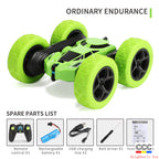 Cross-Border Double-Sided Stunt Car High-Speed 360-Degree Rotating Tumbling Car with Lights Children's Remote Control Car Toy Manufacturer
