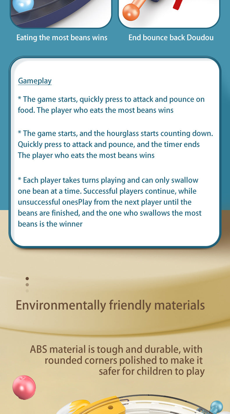 Greedy Hungry Wolf Pac-Man Game Console Children's Educational Competitive Parent-Child Leisure Multiplayer Battle Board Game Toy Cross-Border