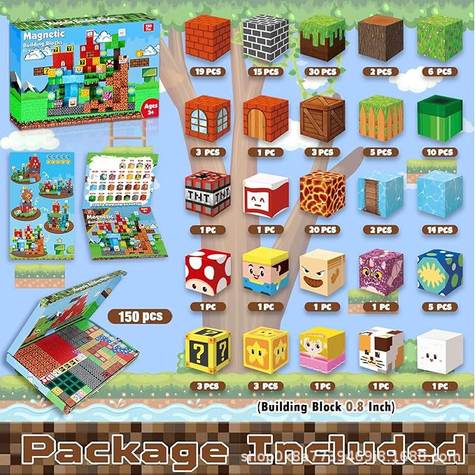 Magnetic Cubes Obsidian Phantom Gate Magnetic Blocks Magnetic Pieces Children DIY