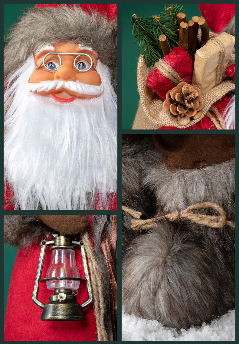 Cross-Border Christmas Santa Claus Figurine Christmas Decorations Christmas Doll Figurine Small Gift