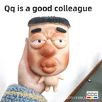 My Colleague Squeeze Toy Creative Office Funny Stress Relief Ornament Pimple Squeezing Slow Rebound Venting Big Eye Toy