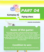 Two-Player Battle Bounce Chess Flying Chess Multi-Functional Desktop Game Children's Parent-Child Interactive Educational Board Game Toy