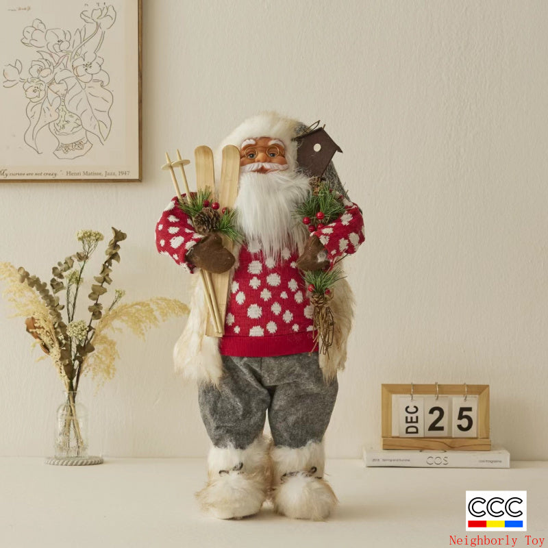 Cross-Border Christmas Santa Claus Figurine Christmas Decorations Christmas Doll Figurine Small Gift