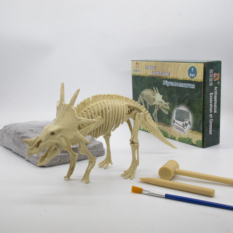 T-Rex Dinosaur Fossil Skeleton Dig Blind Box - Kids DIY Gem Treasure Hunting Archaeological Toy