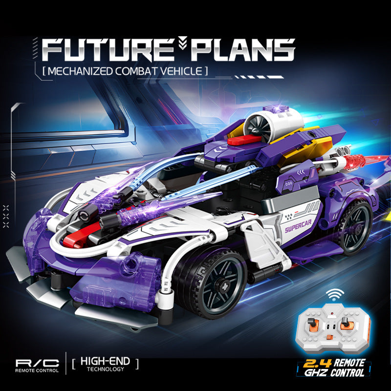 Mingdi 2.4G Remote Control Building Blocks 99A Tank Military Model Compatible with Lego Assembly Children's Toys Student Gift