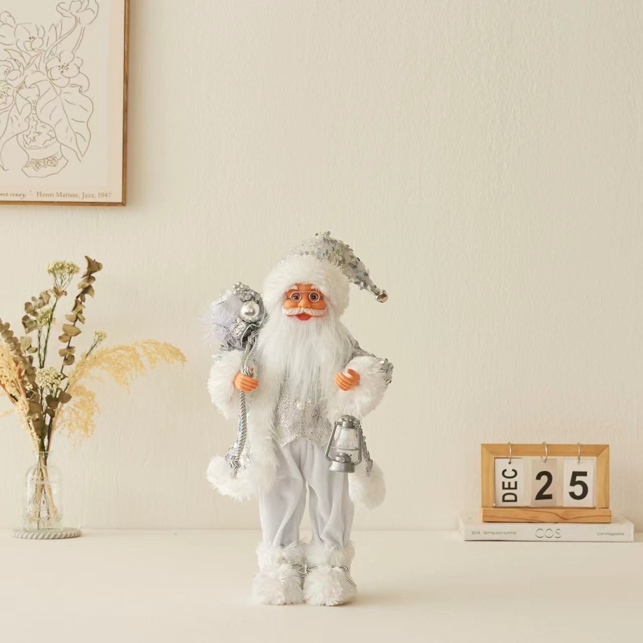 Cross-Border Christmas Santa Claus Figurine Christmas Decorations Christmas Doll Figurine Small Gift