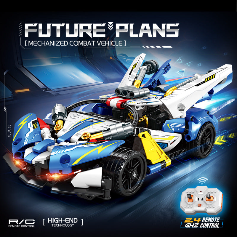 Mingdi 2.4G Remote Control Building Blocks 99A Tank Military Model Compatible with Lego Assembly Children's Toys Student Gift