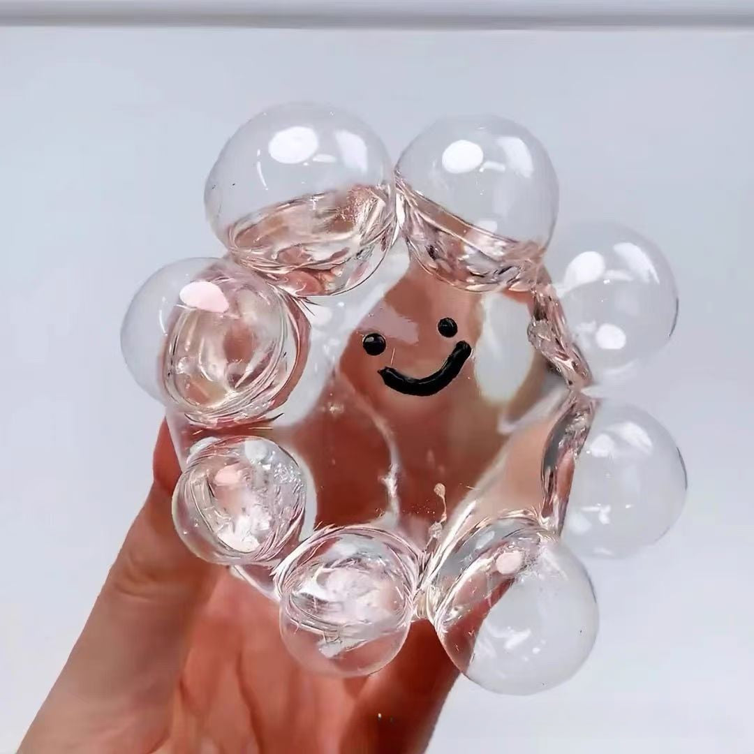 Crystal Ball DIY Bubble Making Squeeze Toy TikTok Same Style Stress Relief Vent Toy Slow Rebound Squeeze Fun