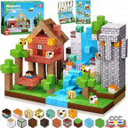 Cross-Border Amazon Hot Item Magnetic Building Magnetic Blocks Educational 3D Magnetic Pieces DIY Toys for Children