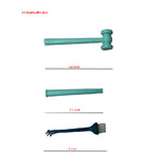 Archaeological Digging Tool 3-Piece Set - Metal & Plastic Hammer Chisel Brush for Craft Shop