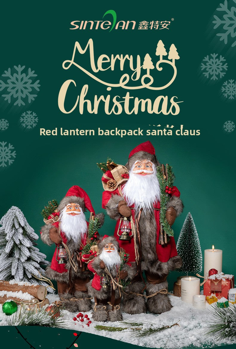 Cross-Border Christmas Santa Claus Figurine Christmas Decorations Christmas Doll Figurine Small Gift