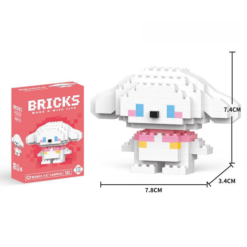 Compatible with LEGO Micro Particles Cartoon Doll Building Blocks Star Dew Puzzle Assembly Toys Cross-Border Stall Wholesale Gifts