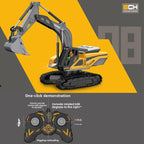 2.4G Alloy Remote Control Excavator Dump Truck Bulldozer Engineering Vehicle Toy Bilingual