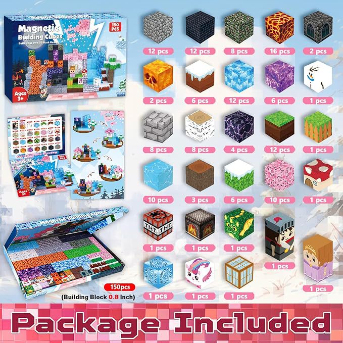 Magnetic Cubes Obsidian Phantom Gate Magnetic Blocks Magnetic Pieces Children DIY