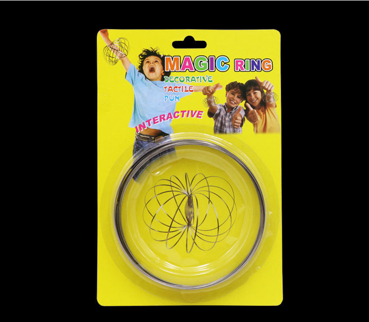 Magic Hand Ring Stress Relief Magic Hand Ring Ring Exercise Trick Toy Stress Relief Hand Ring Magic Fluid Hand Ring