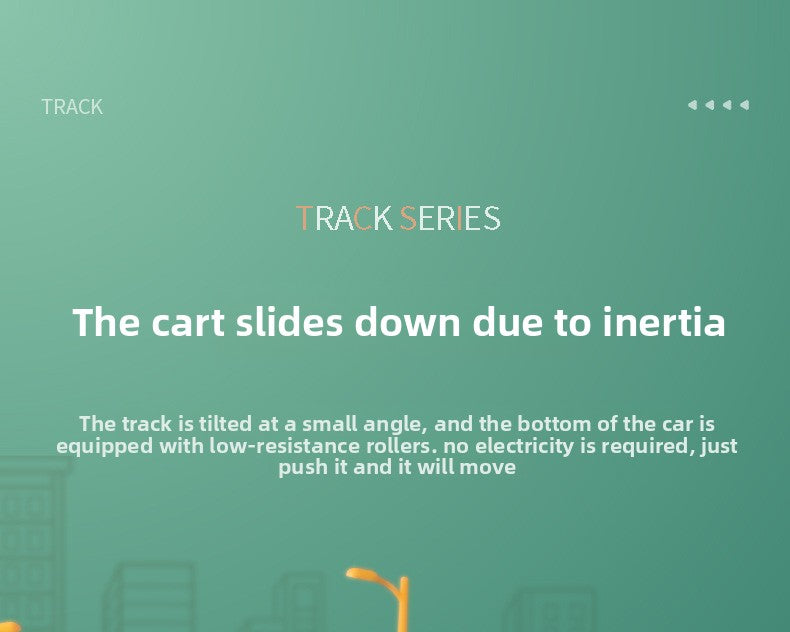 Children's Dinosaur Winding Road City Combination Track Car Adventure Parking Building Educational Toy for Boys