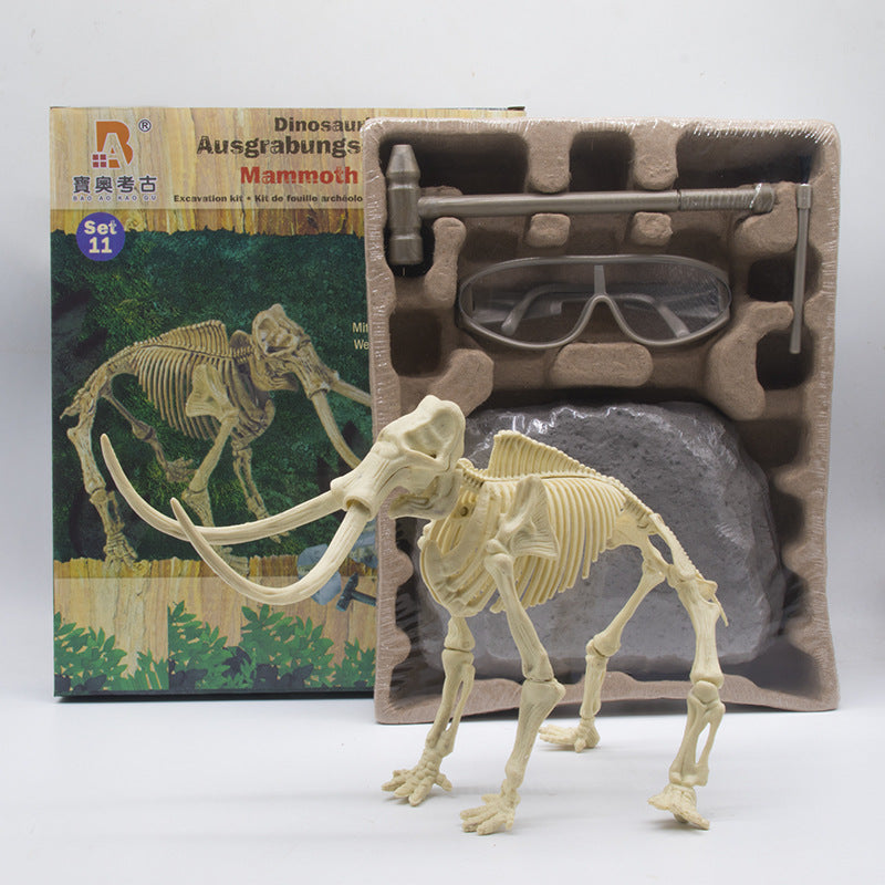 T-Rex Dinosaur Fossil Skeleton Dig Blind Box - Kids DIY Gem Treasure Hunting Archaeological Toy