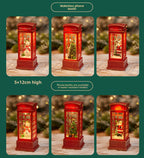 Christmas Decoration Wind Lamp Crystal Lamp Santa Claus Christmas Party Decoration Christmas Ornaments Christmas Gifts