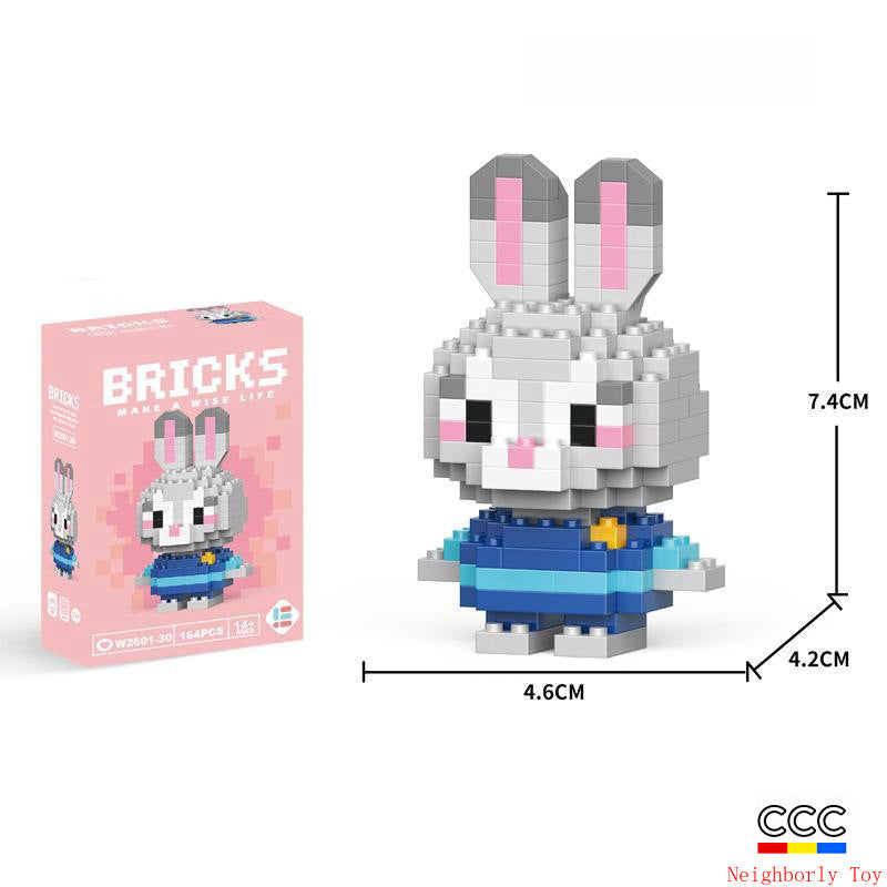 Compatible with LEGO Micro Particles Cartoon Doll Building Blocks Star Dew Puzzle Assembly Toys Cross-Border Stall Wholesale Gifts