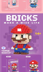 Compatible with LEGO Micro Particles Cartoon Doll Building Blocks Star Dew Puzzle Assembly Toys Cross-Border Stall Wholesale Gifts