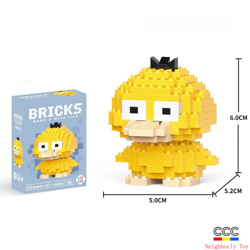 Compatible with LEGO Micro Particles Cartoon Doll Building Blocks Star Dew Puzzle Assembly Toys Cross-Border Stall Wholesale Gifts