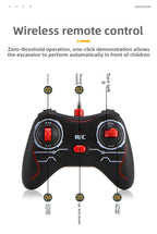 2.4G Alloy Remote Control Excavator Dump Truck Bulldozer Engineering Vehicle Toy Bilingual