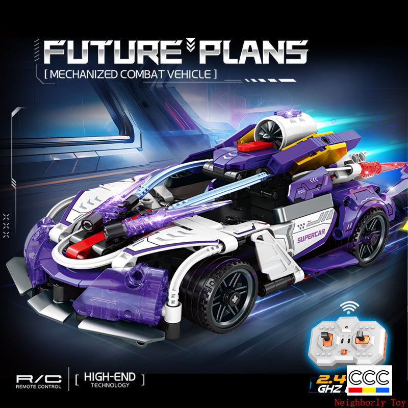 Mingdi 2.4G Remote Control Building Blocks 99A Tank Military Model Compatible with Lego Assembly Children's Toys Student Gift